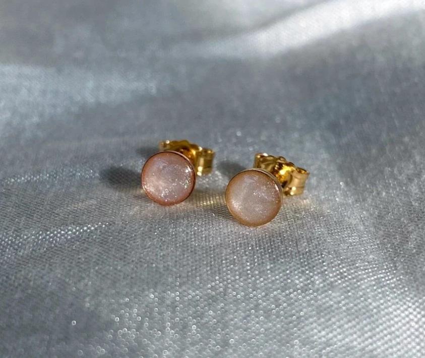 cremation earrings for ashes, cremation diamond earrings