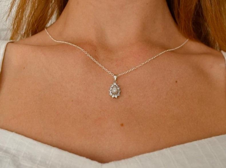 memorial necklace for ashes, necklace for ashes