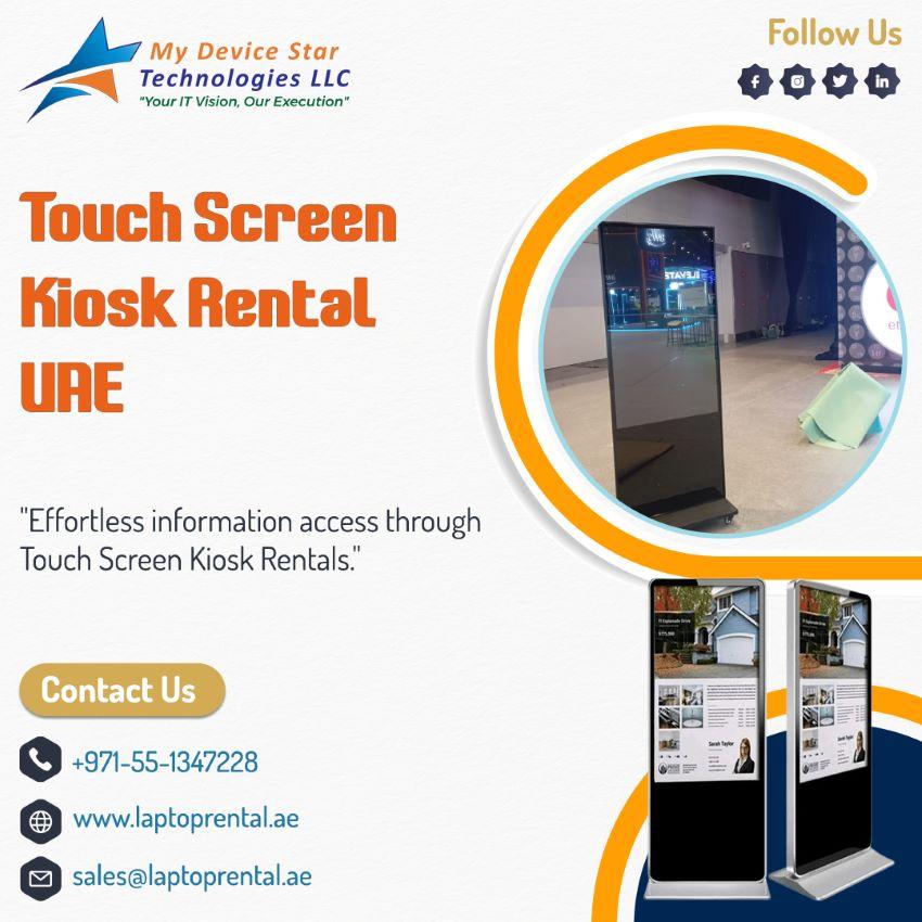 Touch Screen Kiosk Rental UAE