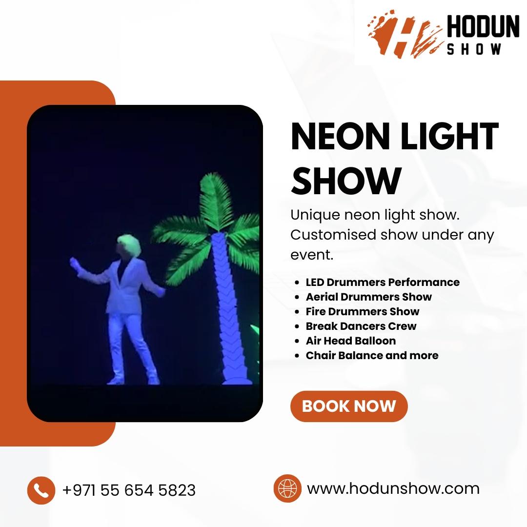 Neon Light Show Dubai 