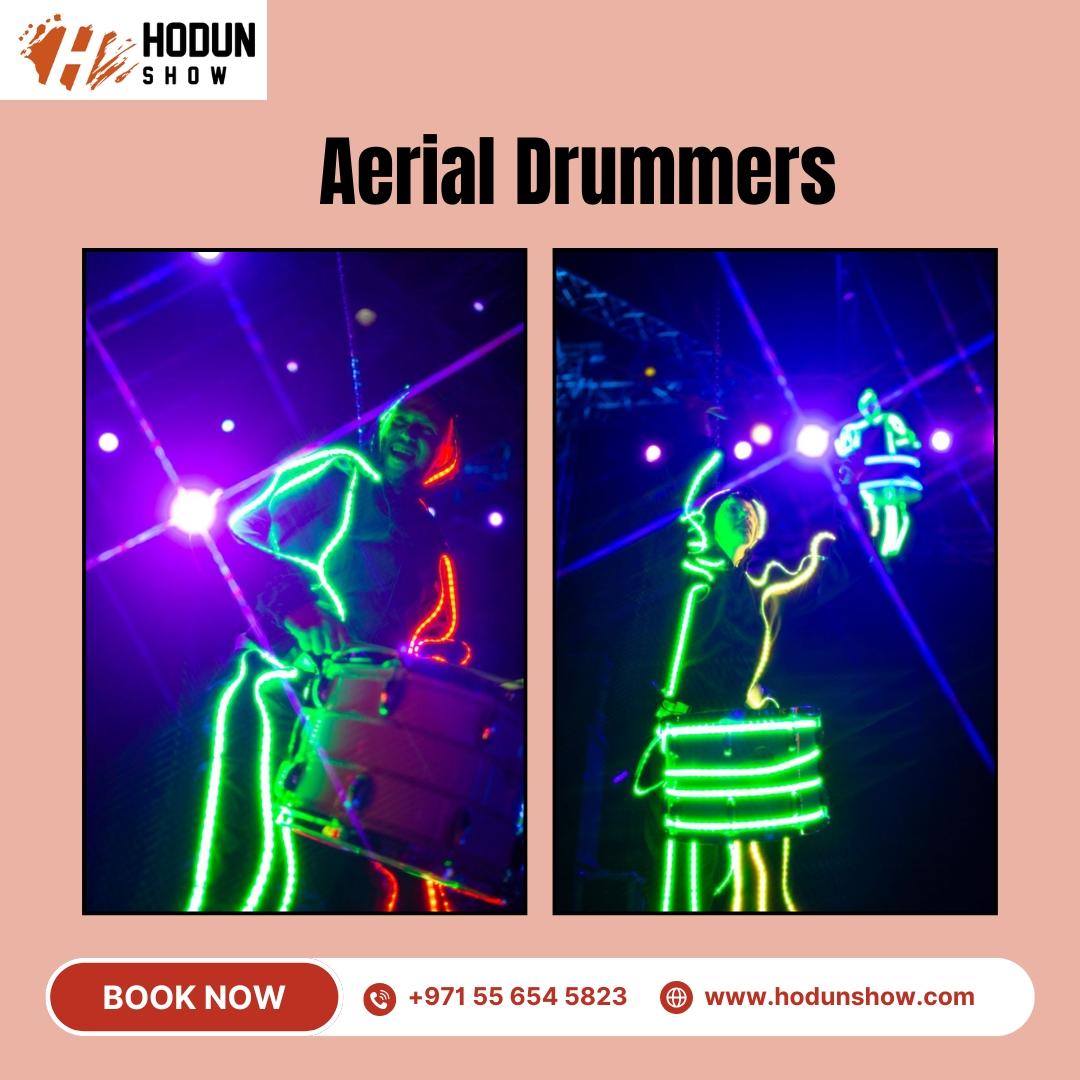 Aerial Drummers in Dubai