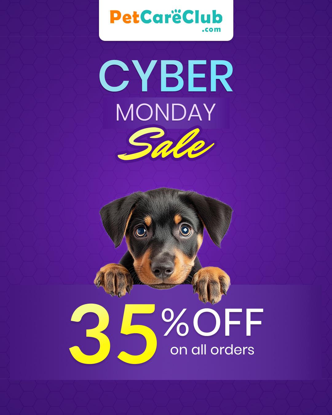 Cyber Monday Mega Pet Care Sale – 35% OFF Sitewide! 