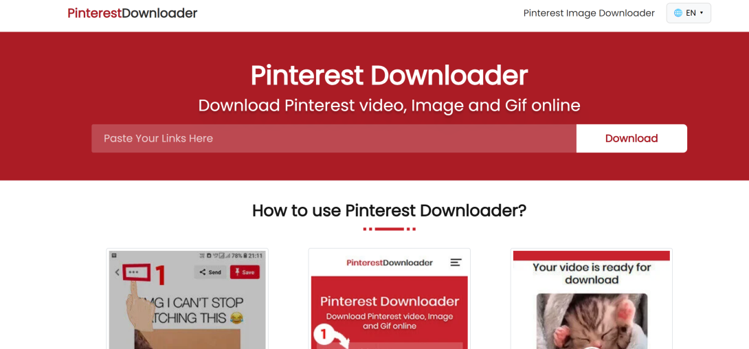 Pinterest Video Downloader