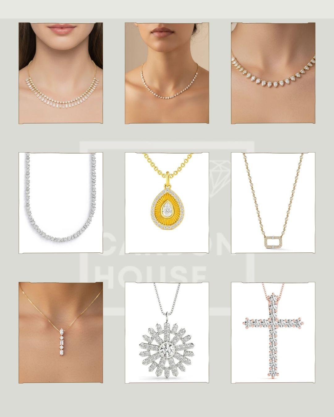 diamond necklace for women​
