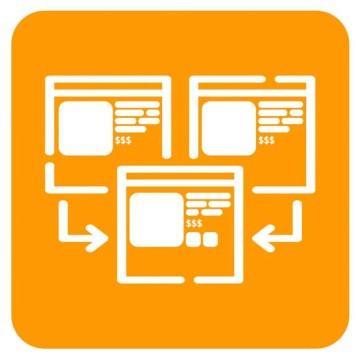 Amazon catalog management showing parent-child variation structure