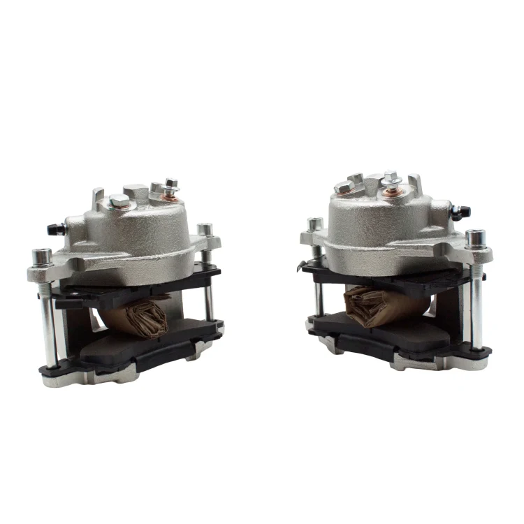 Heavy-Duty Front Brake Caliper Set with Mounting Hardware for Lifted and Off-Road Vehicles