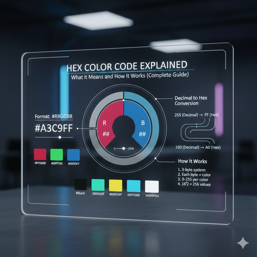 Hex Color Code Explained: What It Means and How It Works (Complete Guide)