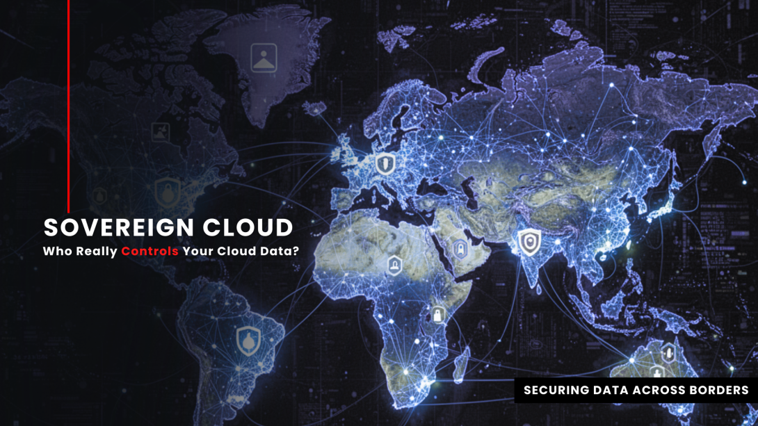global cloud network illustrating data sovereignty and secure cloud architecture