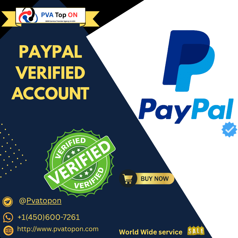 Buy Verified PayPal Accounts If you want to buy verified PayPal accounts, you are in the right place. This article will help you understand what verified PayPal accounts are and how to buy them safely. I will explain everything in simple words, so it is easy to understand.  PayPal is a popular way to send and receive money online. Many people use it to buy things or get paid. A verified PayPal account is an account where the owner has checked their identity with PayPal. This means the account is trusted and