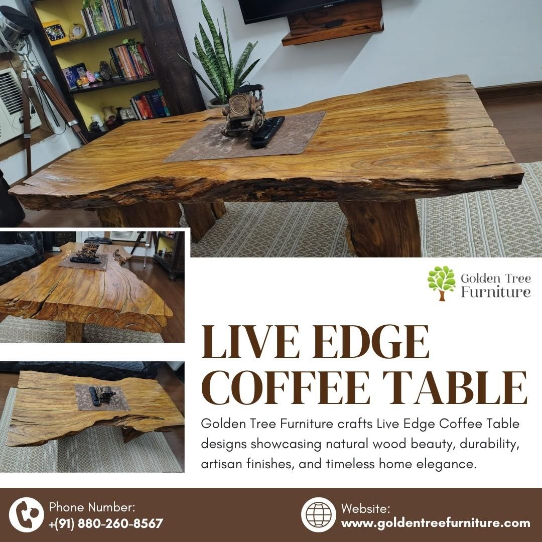 Elegant Live Edge Coffee Table Designs