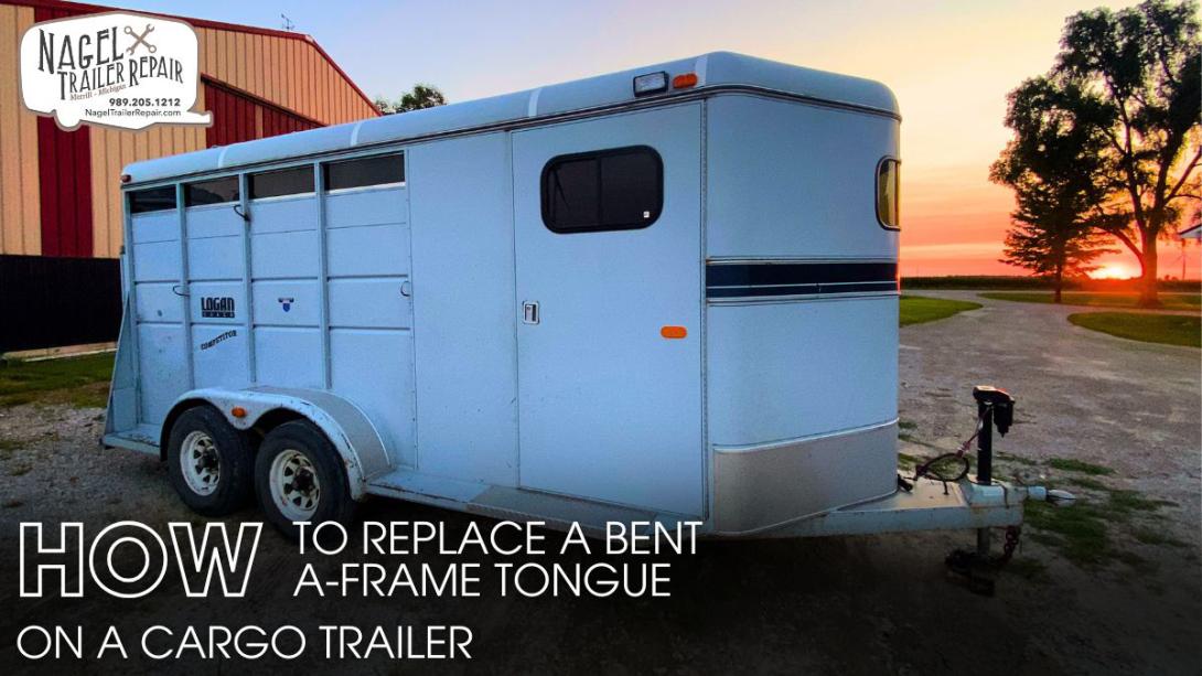 How to Replace a Bent A-Frame Tongue on a Cargo Trailer