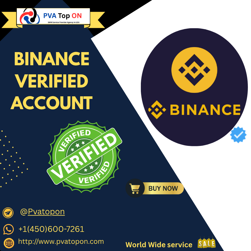 Buy Aged Binance Accounts – Verified & Ready for Trading Buy aged Binance accounts with complete verification and real transaction history from Pvatopon We provide high-quality Binance accounts from trusted sources across multiple countries at affordable prices. Each account is verified, secure, and designed to help you trade crypto smoothly and safely. Whether you’re a professional trader or just starting your crypto journey, our aged Binance accounts give you instant credibility, faster withdrawals, and b
