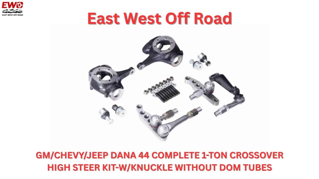 Bulletproof your custom off-road build with a Dana 44 High Steer Kit. Explore the ultimate 1-ton crossover steering upgrade featuring flat top knuckles and billet arms.