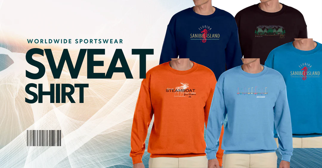 custom sweatshirts, embroidered uniforms