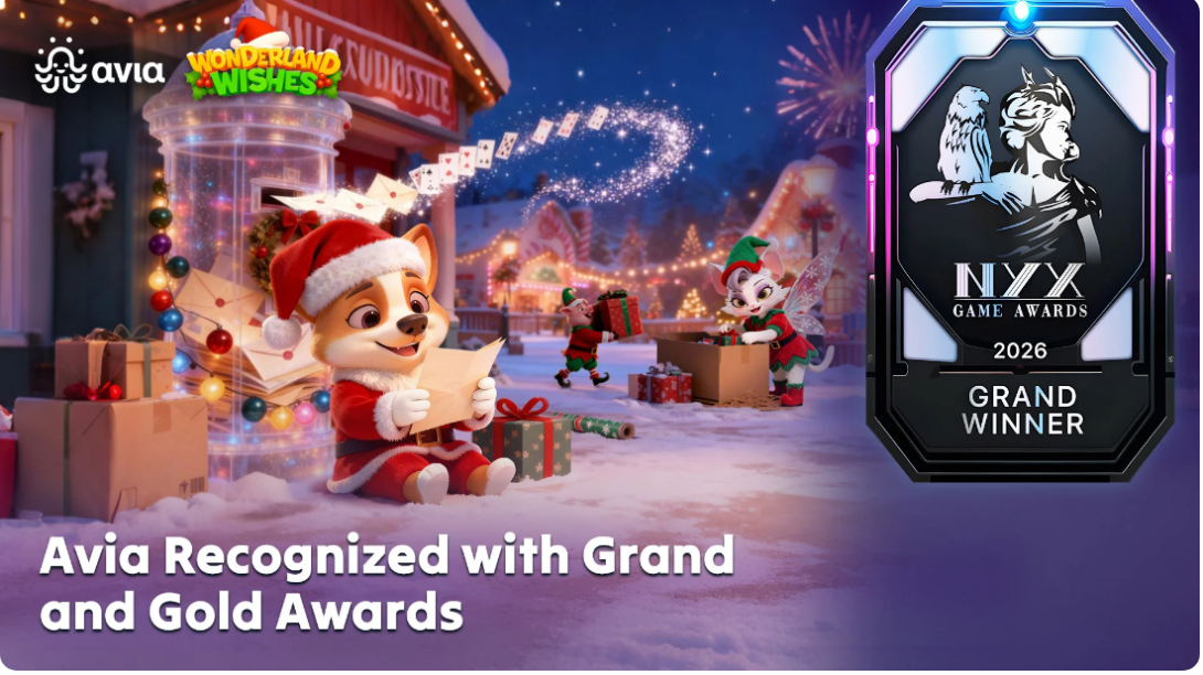 2026 NYX Game Awards: AviaGames Recognized with Grand and Gold Awards