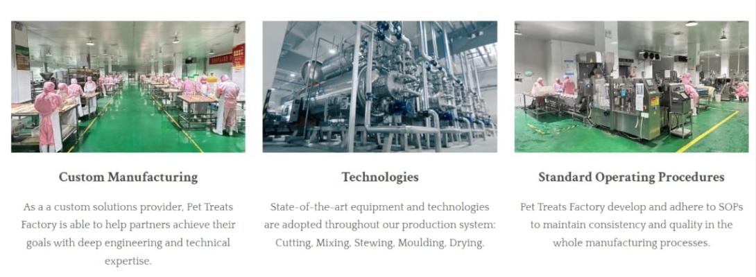 dog treats factory, dog food OEM factory, pet treat OEM factory in China,  pet food manufacturer in China
