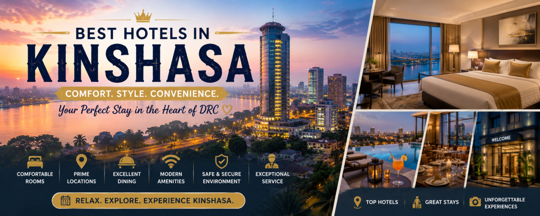 Best hotels in Kinshasa for travelers