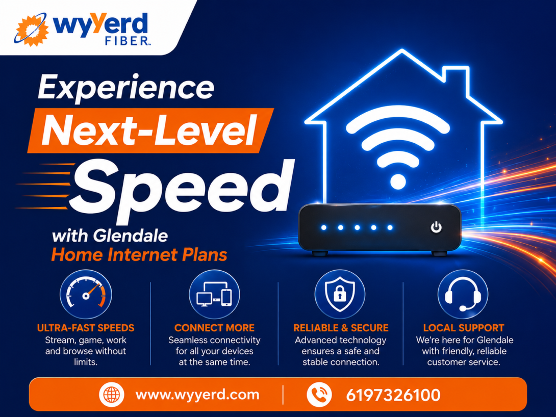 Experience Next-Level Speed with Glendale Home Internet Plans