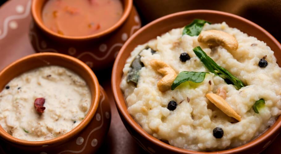 Puli Pongal: A Tangy South Indian Brown Rice Dish