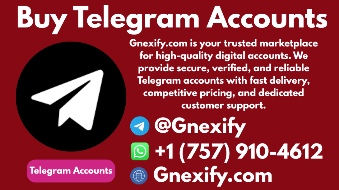 Buy Telegram Accounts (Gnexify)