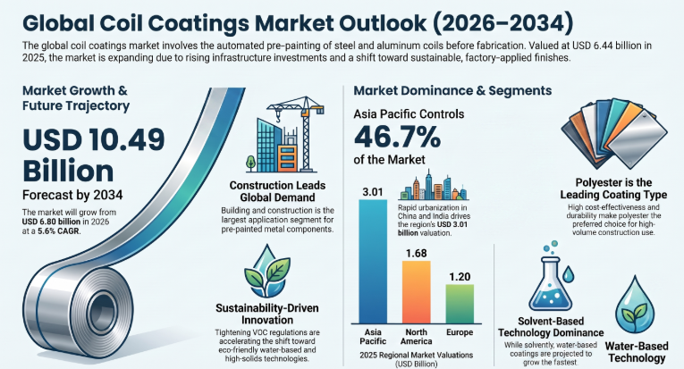Coil Coatings, Coil Coatings Industry, Coil Coatings Market, Coil Coatings Market Size, Coil Coatings Market Share, Coil Coatings Market Trends, Coil Coatings Market Growth, Coil Coatings Market Demand