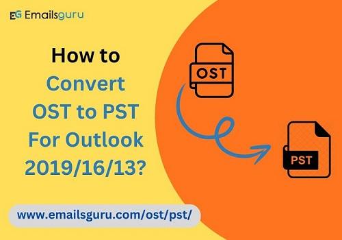 Here I have mentioned reliable and best method to convert OST files to Outlook PST file using EmailsGuru OST to PST Converter.