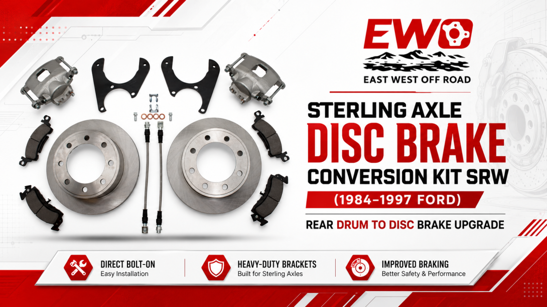 Sterling SRW Brake Upgrade | Rear Disc Brake Conversion