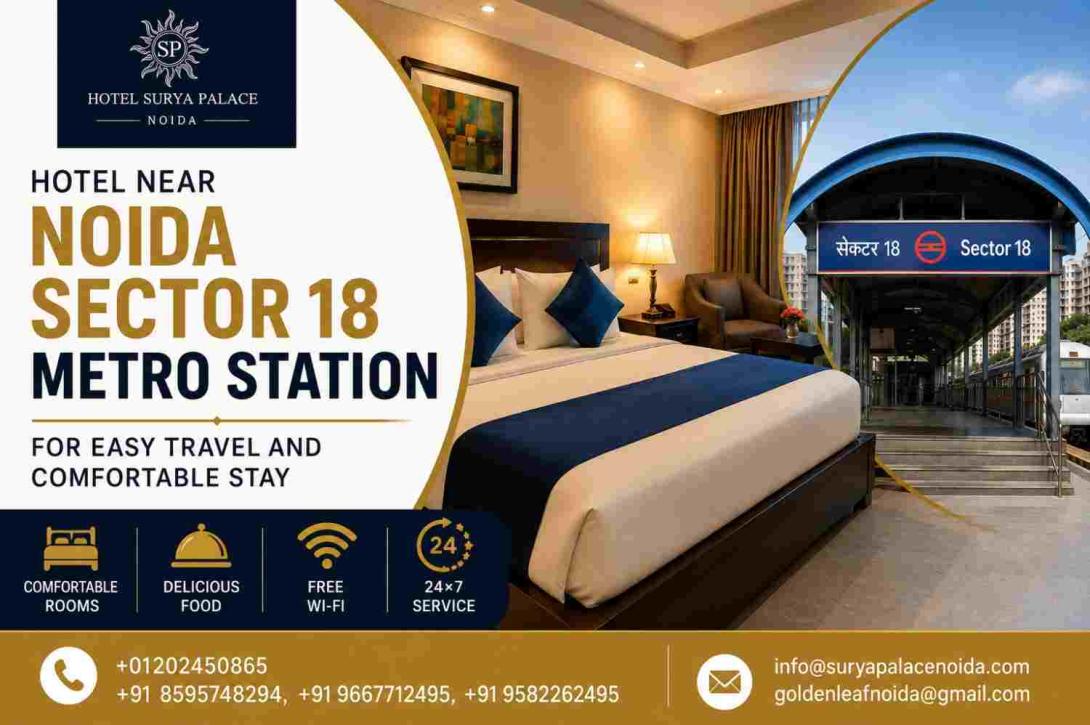 Hotel Near Noida Sector 18 Metro Station