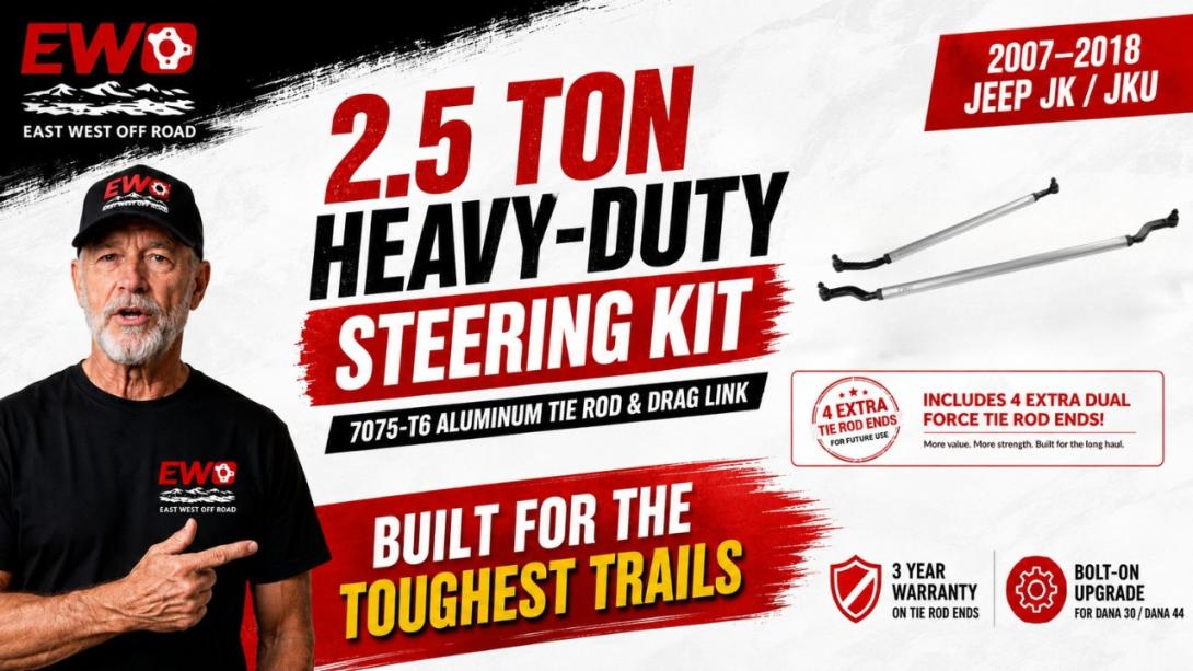 Jeep JK Tie Rod and Drag Link Kit | Heavy Duty