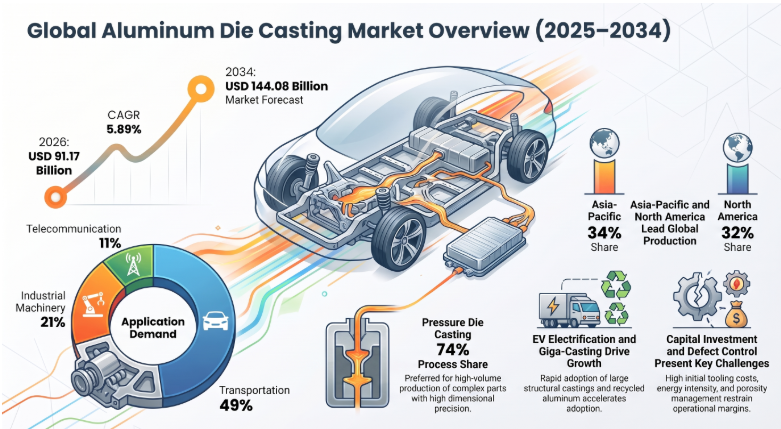 Aluminum Die Casting, Aluminum Die Casting Industry, Aluminum Die Casting Market, Aluminum Die Casting Market Size, Aluminum Die Casting Market Share, Aluminum Die Casting Market Trends, Aluminum Die Casting Market Growth, Aluminum Die Casting Market Demand