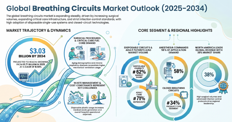 Breathing Circuits, Breathing Circuits Industry, Breathing Circuits Market, Breathing Circuits Market Size, Breathing Circuits Market Share, Breathing Circuits Market Trends, Breathing Circuits Market Growth, Breathing Circuits Market Demand