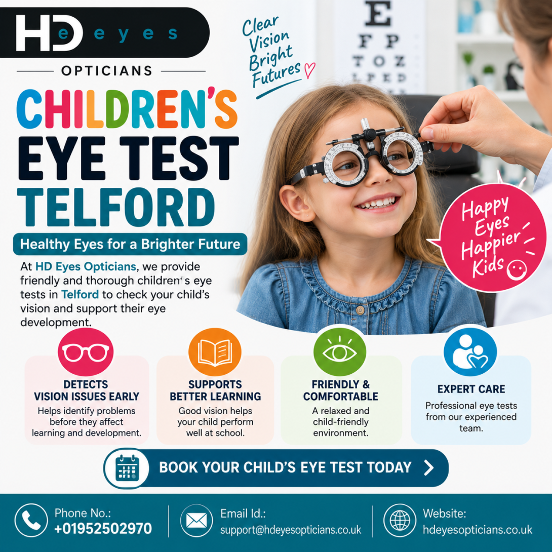 children's eye test Telford