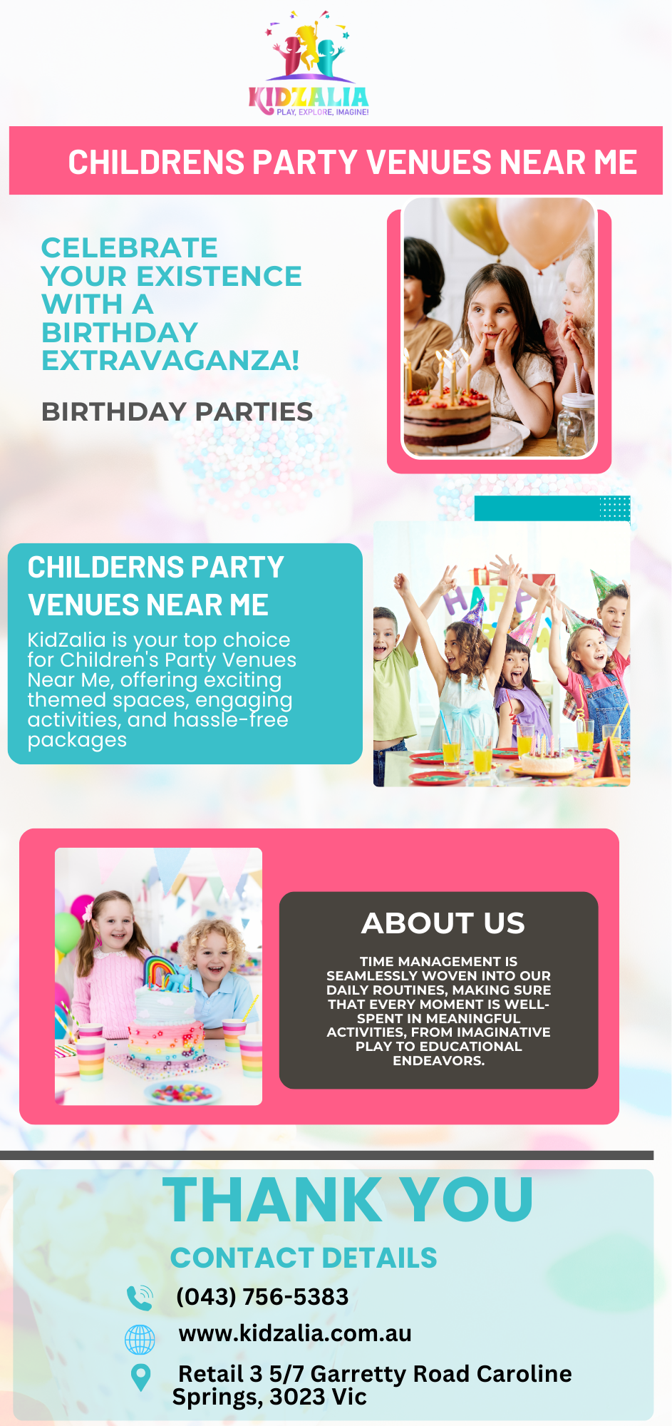 Children Party Venue, Venues for Parties, kids Birthday Party places