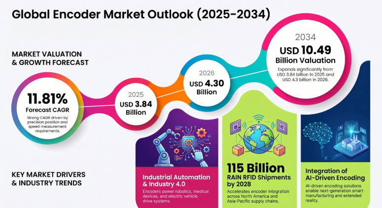 Encoder, Encoder Industry, Encoder Market, Encoder Market Size, Encoder Market Share, Encoder Market Trends, Encoder Market Growth, Encoder Market Demand