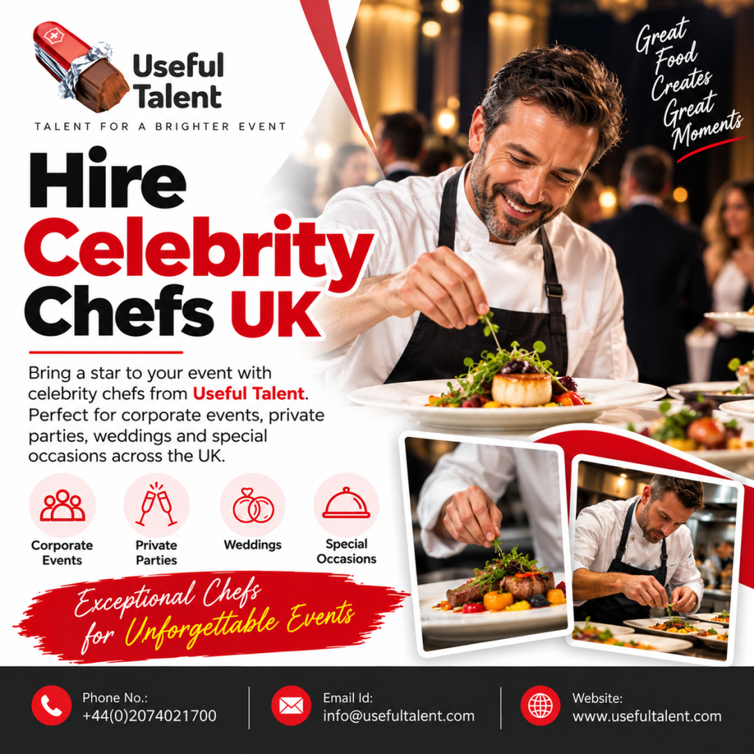Hire Celebrity Chefs UK