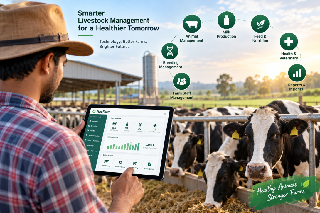 Livestock and Dairy Farm Management: A Smarter Way to Improve Farm Productivity