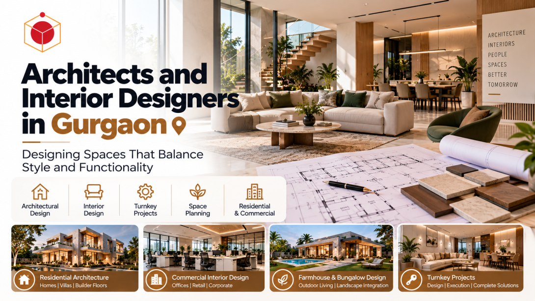 Architects and Interior Designers in Gurgaon: Complete Guide to Modern Homes, Offices & Turnkey Design