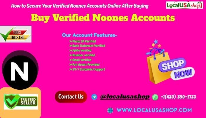 Buy Verified Noones Account
