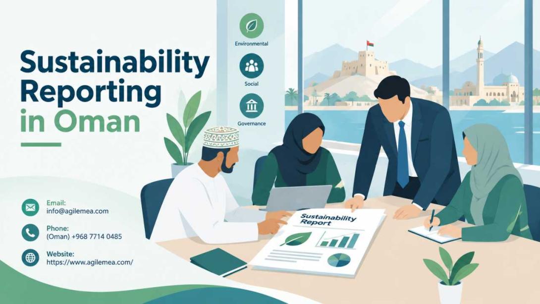 Discover how sustainability reporting in Oman drives compliance and growth. Learn how a sustainability consultant in Oman and Agile Advisors can help your organization succeed.