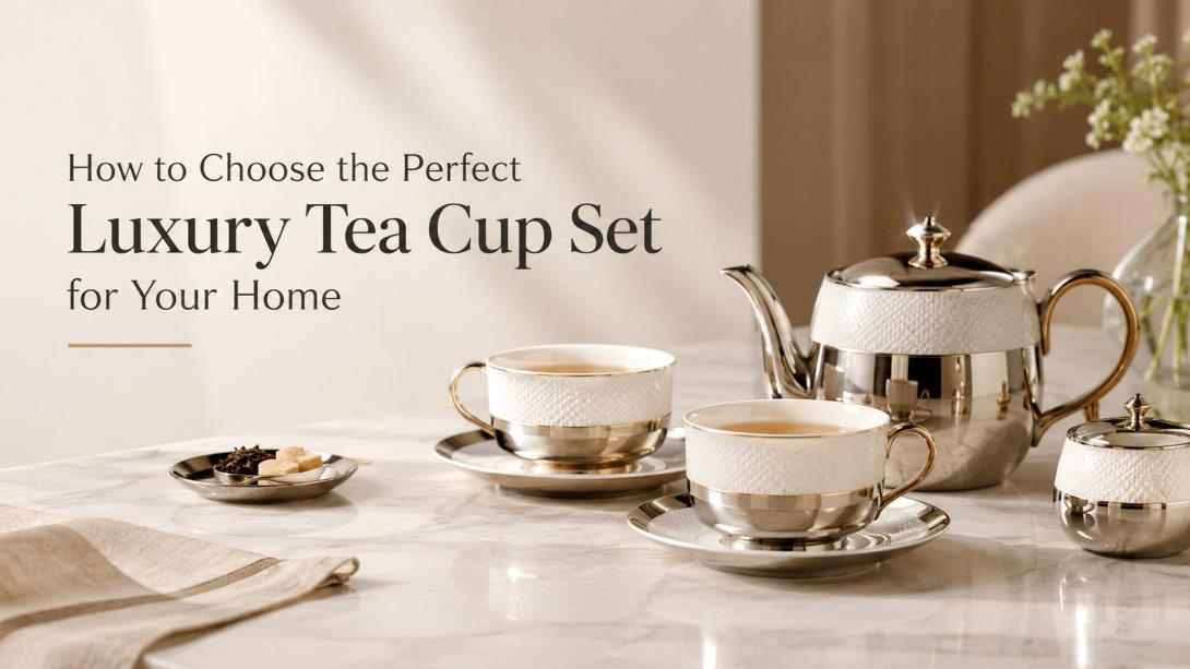 luxury tea cup set